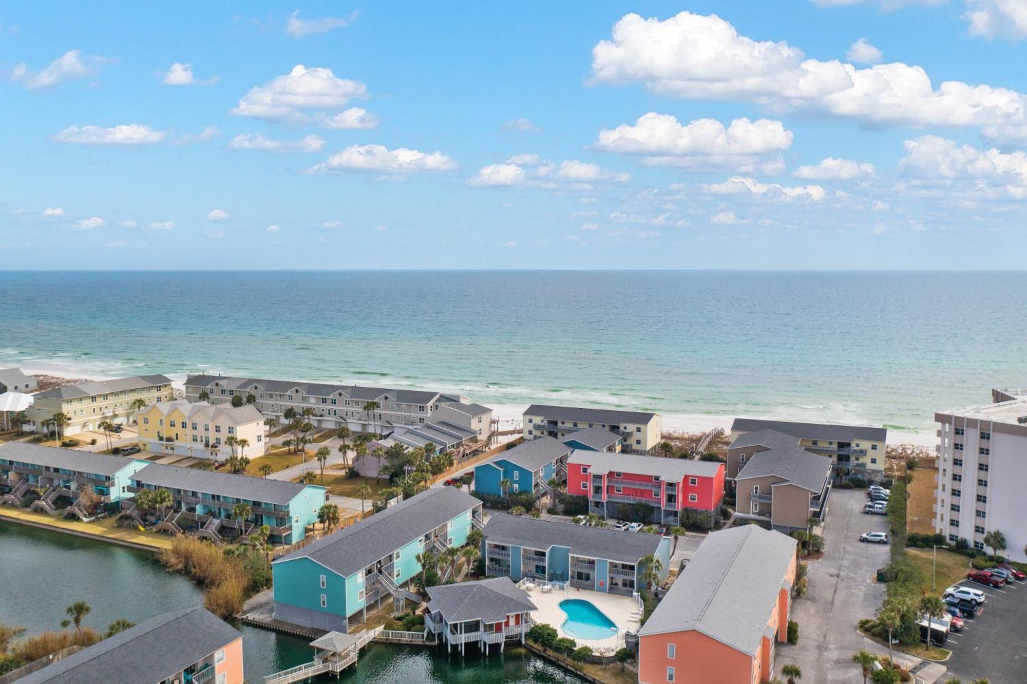 Villas On The Gulf L1- Ocean View Steps To Beach! Pensacola Beach Buitenkant foto